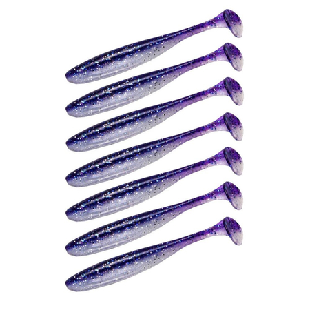 .Guma Keitech Easy Shiner 4" | 10,16cm | LT#45 LT Purple Ice Shad | 7 szt.