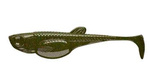 Przynęta Libra Lures Embrion Shad 2" | 5 cm | 032 - Motor Oil Green | 10 szt.