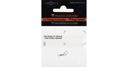 Agrafki z krętlikiem Mikado Round Snap rozm. XL | 10szt.