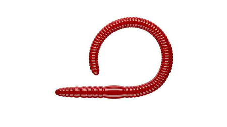 Przynęta Libra Lures Flex Worm 9cm | 021 - Red | brak zapachu | 10 szt.