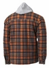 Kurtka SAVAGE GEAR Twin Shirt Jacket Orange/ Grey Check rozmiar L