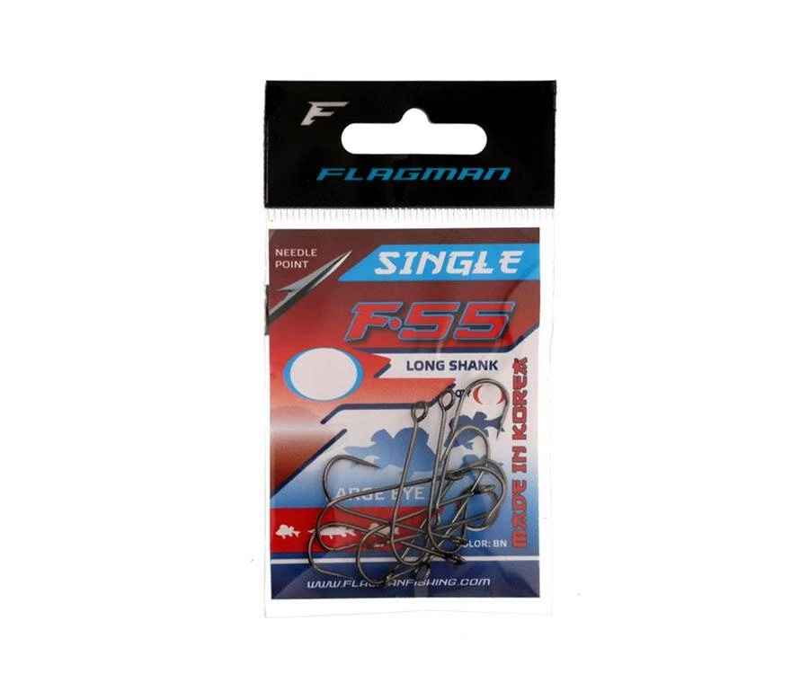 Haczyki Spinningowe FLAGMAN Single F-55 nr 12 op. 16szt