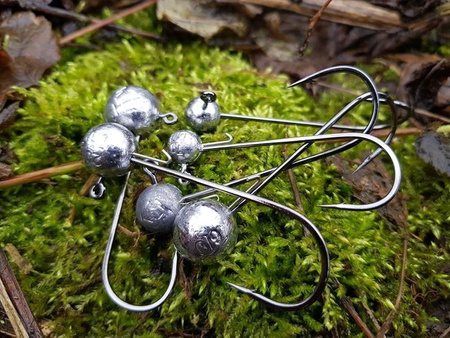 Główki jigowe Mikado Jaws Classic Jig - 5g - hak: 6/0 - 3szt.