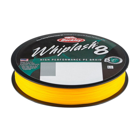 Plecionka Berkley Whiplash 8 Yellow 0.12mm | 17.5kg | 150m