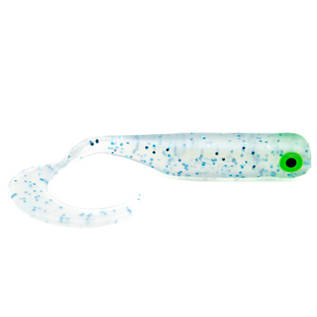 Guma Great Fish GF1 Twister 4,9cm | Ice Blue | rybny | 10 szt. | Dżejsiok Special Edition