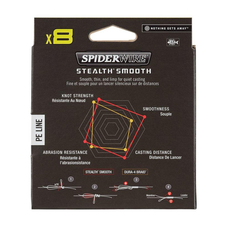 Plecionka Spiderwire Stealth® Smooth8 x8 0.07mm | żółta