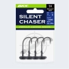 Główki jigowe BKK Silent Chaser-Draggin' NED Black | 3,5g - 1/0# - 4 szt.