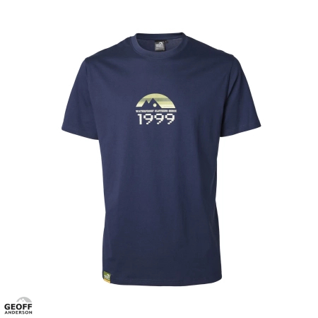 T-shirt Geoff Anderson Organic Tee | Navi Retro 1999 | L