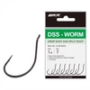 Haczyki BKK DSS-Worm rozmiar 1/0, op. 6szt