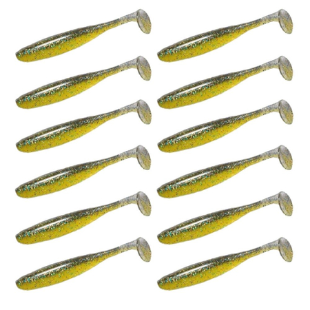 Guma Keitech Easy Shiner 2" | 5,08cm | LT#51 Smoky Yellow | 12 szt.