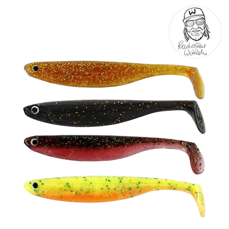 Przynęty Westin ShadTeez Slim 5cm | Dark Water Mix 15 | 4 szt.