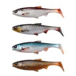 Zestaw przynęt Savage Gear 3D LB River Roach 12cm | Clear Water Mix | 4 szt.