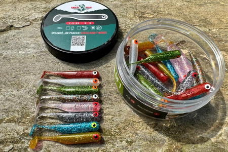 Guma Great Fish GF1 4,9cm | MIX2 | bezzapachowy | 24 szt.