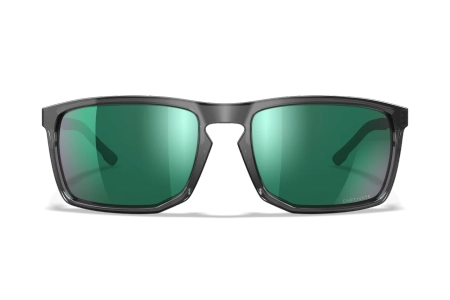 Okulary Wiley X Axe Captivate | Green Mirror Lenses | Gloss Crystal Grey Frame | GRATISY!!!