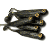 Guma Great Fish GF1 Ripper 7cm | Black & Gold | Bezzapachowy | 6 szt. | Typ Od Ryb Special Edition