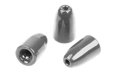 Ciężarki Mikado Jaws Tungsten Bullet stalowo - szary 3.54g 3szt.