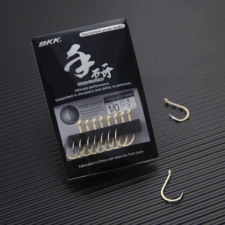Haczyki BKK Chinu-R Hand Ground | #1/0 | 7 szt.