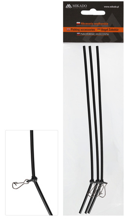 Rurki antysplątaniowa Mikado z agrafką 10cm - 3szt.