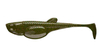 Przynęta Libra Lures Embrion Shad 2" | 5 cm | 032 - Motor Oil Green | 10 szt.