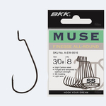 Haczyki offsetowe BKK Muse | #1 |9 szt.
