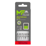 Przypony do methody Mikado MF14 z igłą - hak bez zadziora nr 6 / żyłka: 0.25mm / 10cm / 8szt.