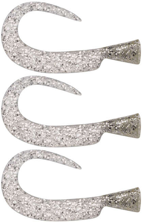 ..Abu Garcia SVZ McMy Spare Tail Silver Glitter 3szt.