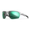 Okulary Wiley X Jakl Captivate Polarized | Green Mirror Polished White Frame | GRATISY!!!