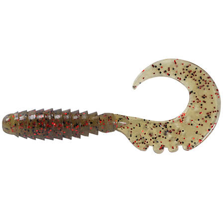 Gumy FishUp Fancy Grub 5,1cm | 2" | #045/Green Pumpkin/Red & Black | 10szt.