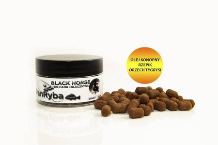 Waftersy Black Horse 909 Dark Odjazdowy 6mm Rzepik, Konopie, Orzech Tygrysi Pan Ryba