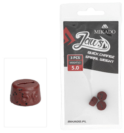 Wymienne obciążenie do wkrętów Mikado Jaws Quick Change Spiral - 5g - 3szt.