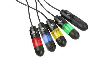 Sygnalizator brań Mikado podświetlany | hanger | niebieski