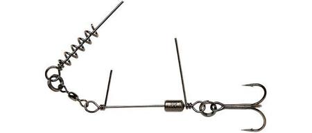 Dozbrojka Savage Gear Corkscrew Stinger 3g 1X #1/0 35kg RED + | 2 szt. | Do gum 16-18cm