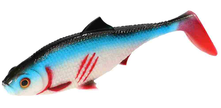 Zestaw guma Mikado MFT Roach 8cm Clear Water Mix 1 +główki Mikado Jaws 5g - 3/0