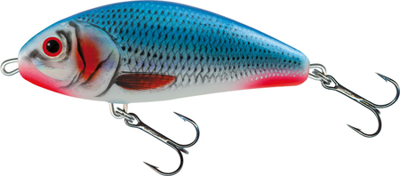 Wobler Salmo Fatso 10cm | Bleeding Blue Shad | tonący