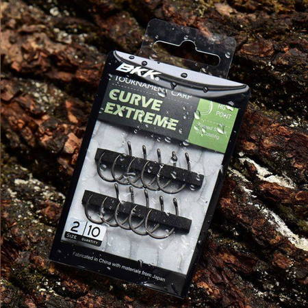 Haczyki Karpiowe BKK Curve Extreme | #4 | 10 szt.