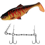 Zestaw guma Mikado MFT Roach 15cmgold Roach + Dozbrojka Mikado Evo Stinger