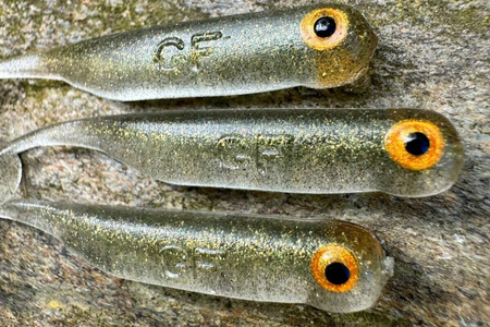 Guma Great Fish GF1 4,9cm | Natural | krewetkowy |10 szt.