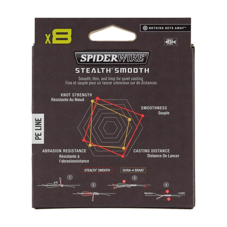 Plecionka Spiderwire Stealth® Smooth8 x8 0.11mm | 300m | zielon a