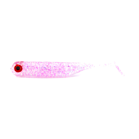 Guma Great Fish GF1 4,9cm | Glitter Pink | krewetkowy | 10 szt.