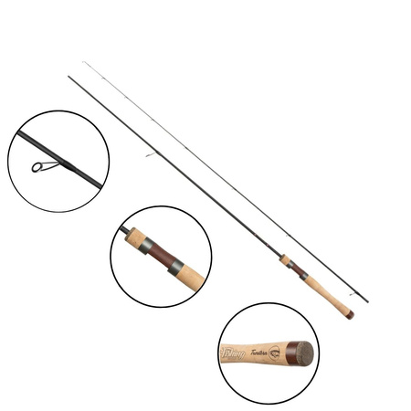 Wędka Spinningowa DELPHIN Troutera SoftLURE 2.10m / 1-7g / 2sec