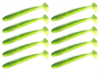 Guma Keitech Swing Impact 2.5" | 6,35cm |  LT#62 Chart Lime Shad | 10 szt.