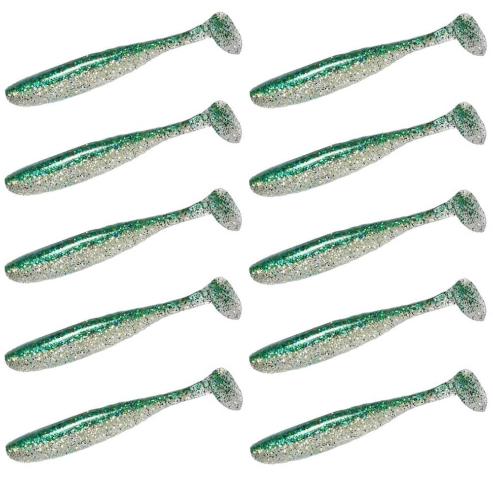 Keitech Easy Shiner 3"/7,6 cm LT#49 Green Sardine - 10szt.