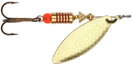 Obrotówka Mepps Aglia Long #3 | 11,5g | Złota