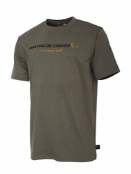 Koszulka SAVAGE GEAR SG4 Logo T-Shirt rozmiar XL Loden Green