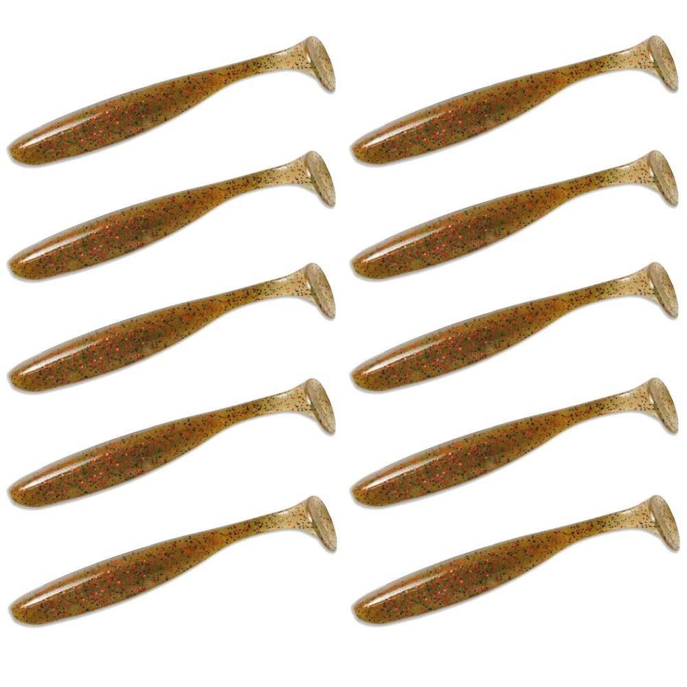 Keitech Easy Shiner 3"/7,6 cm LT#14 Motoroil Red Flake - 10szt.