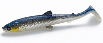 .Guma Westin BullTeez Shadtail 9,5cm - Blue Headlight