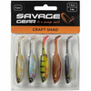 Zestaw gum Savage Gear Craft Shad 10cm | Clear Water Mix | 5 szt.