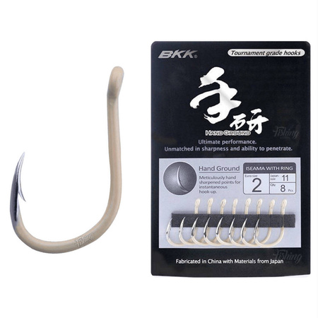 Haczyki BKK Iseama-R Hand Ground | #2 | 8 szt.