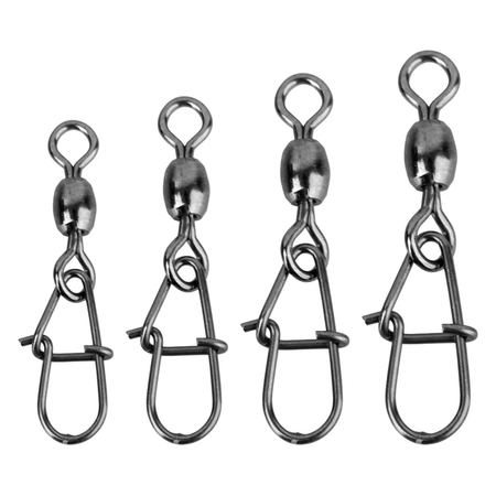 Agrafki z krętlikiem Savage Gear - EGGSNAP SWIVEL - rozm. XXS - op. 10szt.