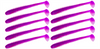 Guma Keitech Swing Impact 3" | 7,2cm | LT#64 LT Grape Stardust | 10 szt.